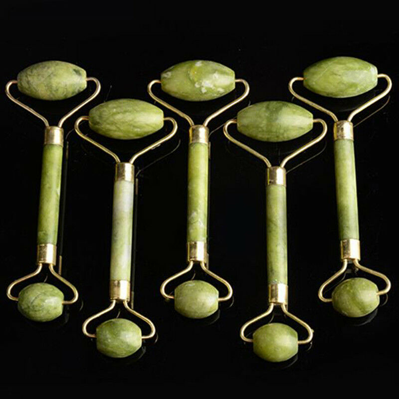 Natural facial beauty massage tool jade roller face thin body massager skin Pip