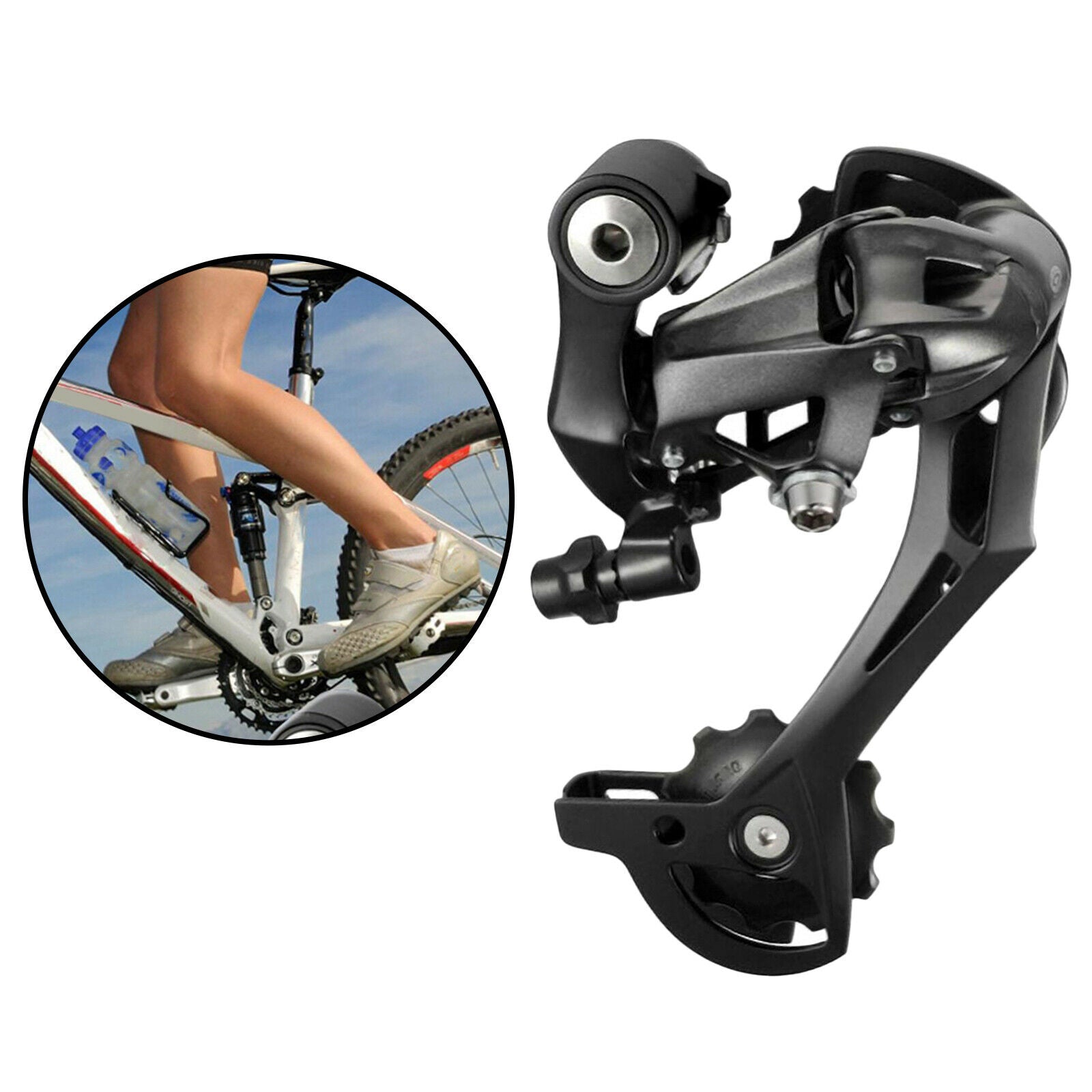 Mountain Bike Rear Derailleur 9 27 Speed Aluminum Alloy Bicycle Parts Accessory