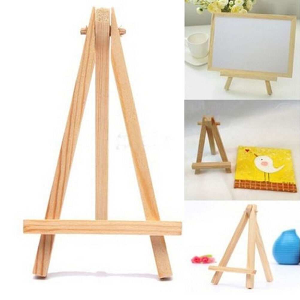 Mini Wooden Cafe Table Number Easel Wedding Place Name Card Holder Stand NrL BU