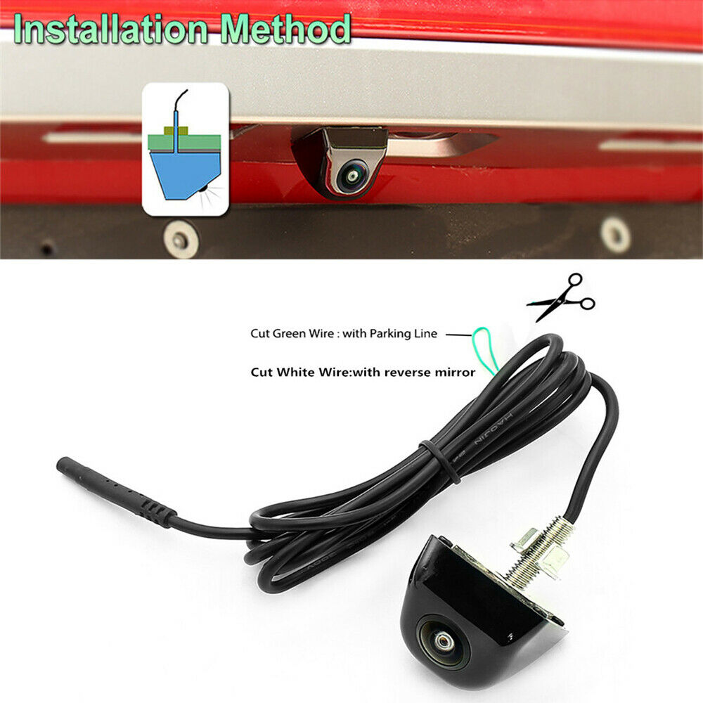 170Â° AHD Car Rear Camera Fisheye Lens Front / Reverse Backup Camera Universal 1x