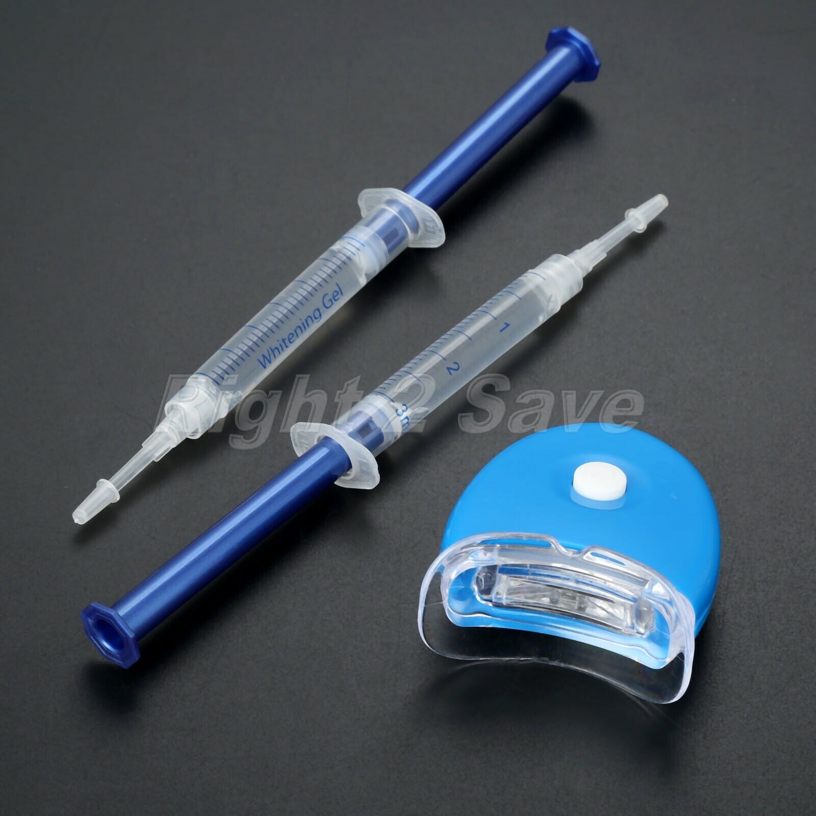 Teeth Whitening Kit 10 Tubes+2 Trays+LED Light Tooth Bleach Bright Oral Hygiene
