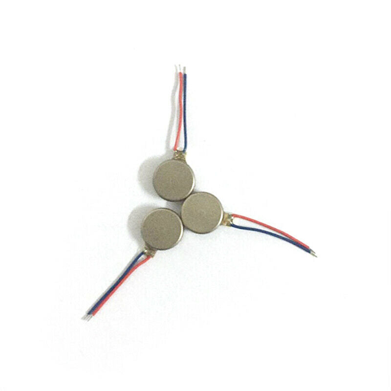 10x DC 3V 70mA 12000Â±2500RPM Phone Coin Flat Vibrating Vibration Motor Y98 WF