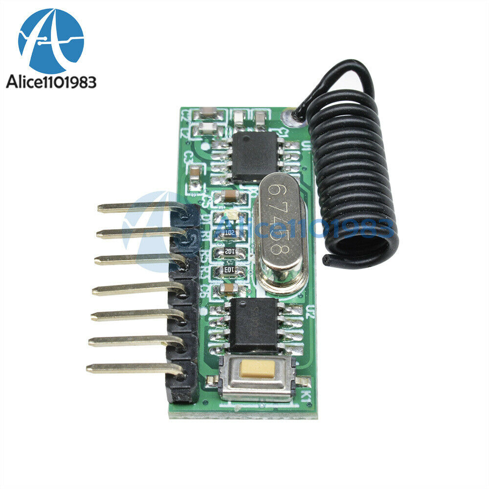 10PCS Wireless 433MHz RF Receiver Remote Control 4 Way Learning Decoder Board