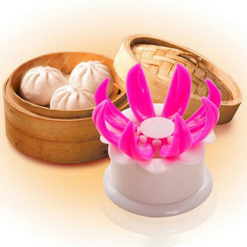 Random color Chinese Baozi Mold Steamed Stuffed Bun Mold Maker Dim Sum ShapeFCA