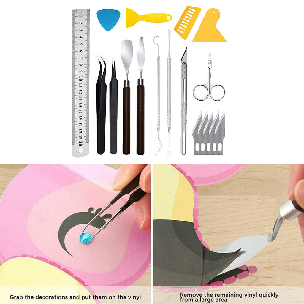 Craft Vinyl Weeding Tools Set Basic For Cameos Silhouttes