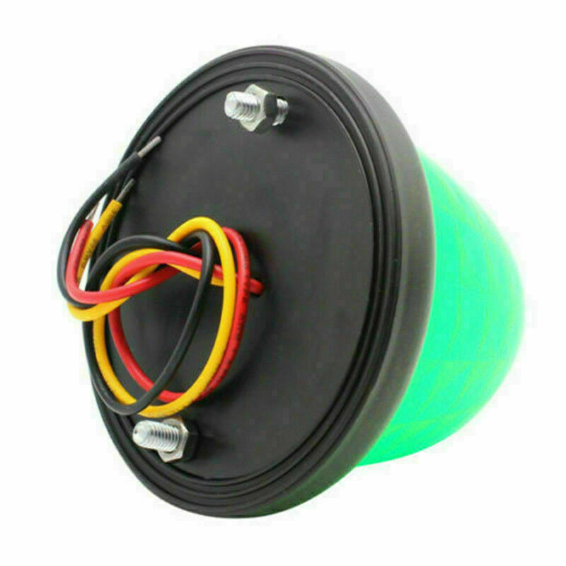 6X Green round led side marker beehive cone lights for peterbilt truck trailer