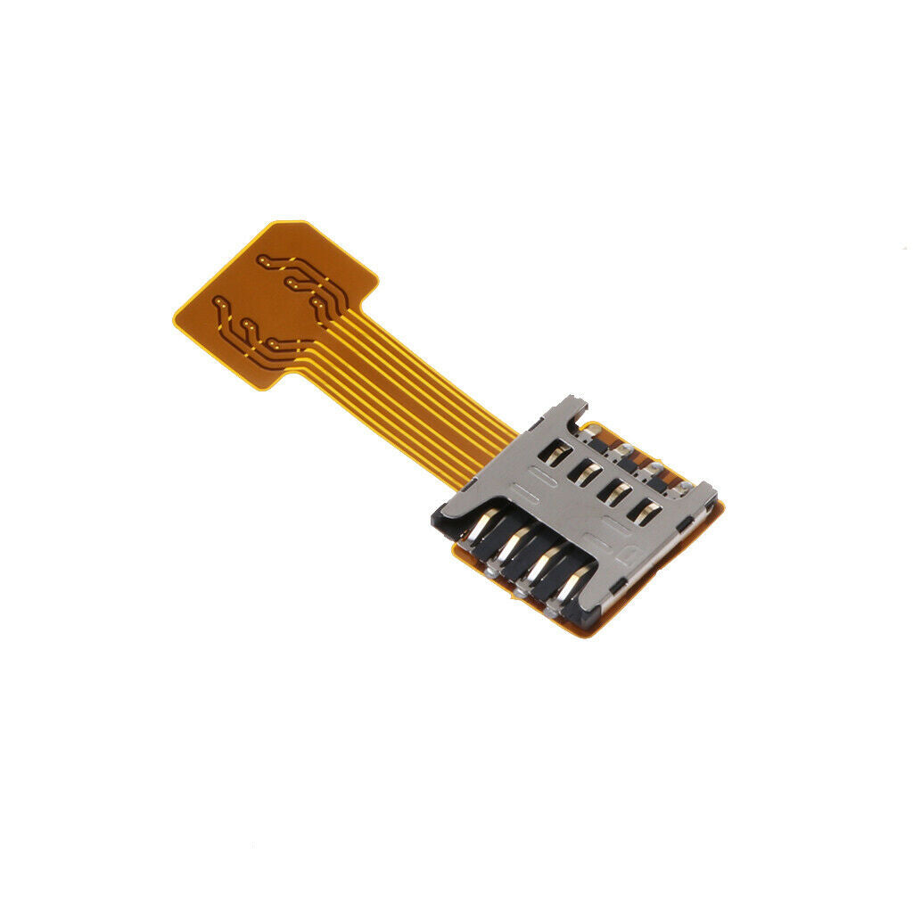 External Dual Micro SIM-Card Card Card Adapter Extender Slot Cellphone