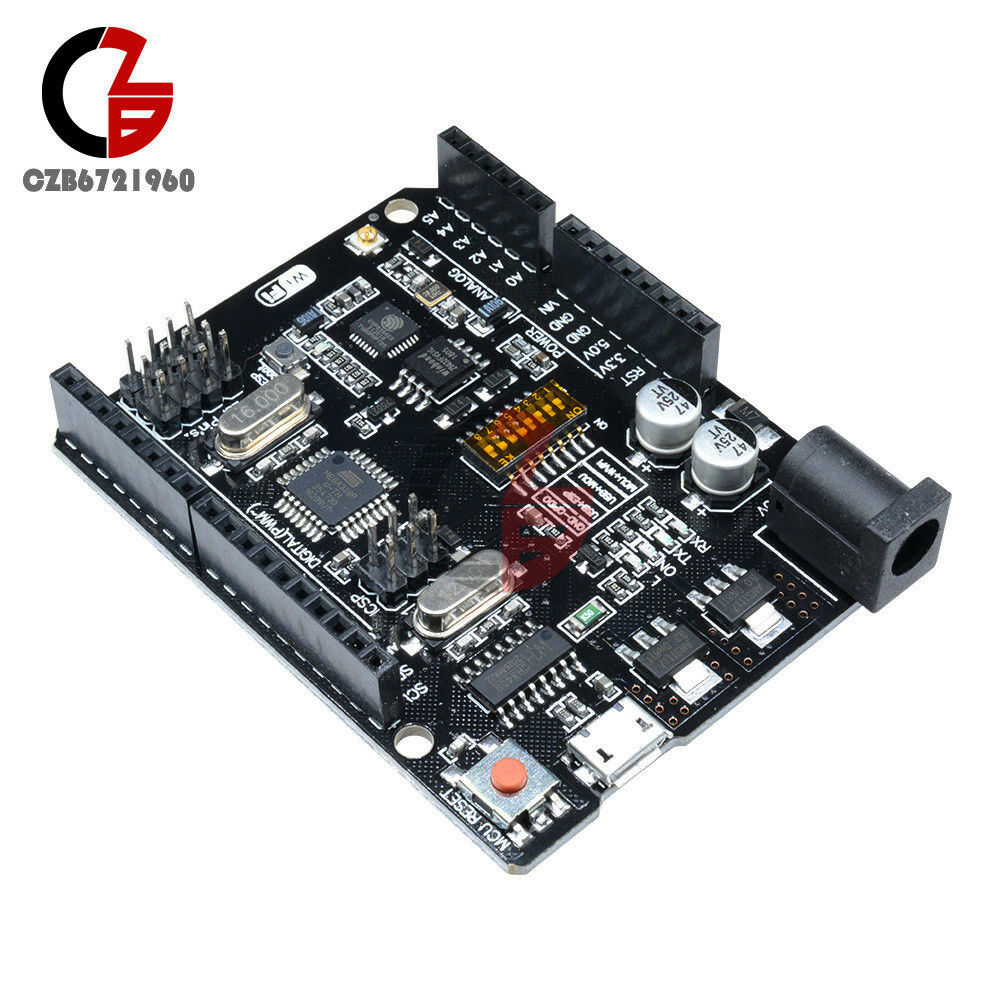 UNO+WiFi R3 ATmega328P+ESP8266 (32Mb memory) USB-TTL NodeMCU CH340G For Arduino