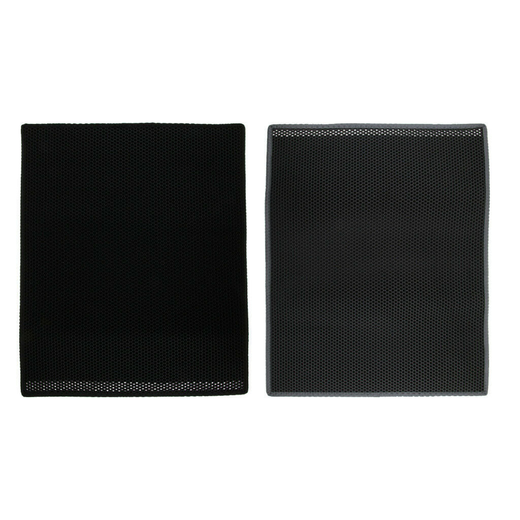 Cat Anti-Tracking Litter Mat Pad Cat Feeding Mat Floor Protection Black