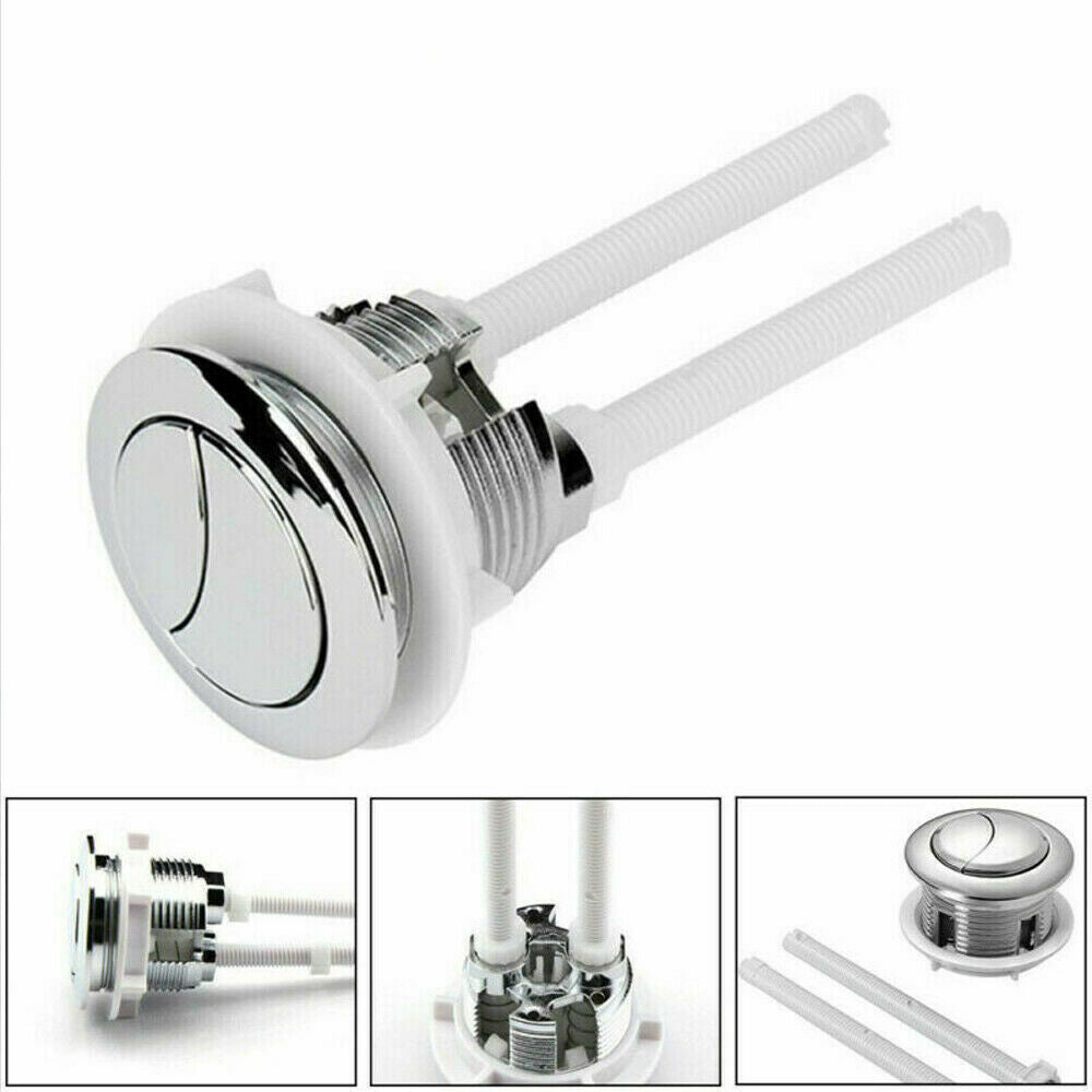 38mm Dual Push Toilets Flush Button Toilet Tank Button with Thread Diameter