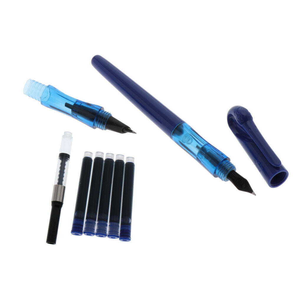 Luxury Ballpoint Pen Writing Set Elegant Fancy Roller Ball Gifts blue