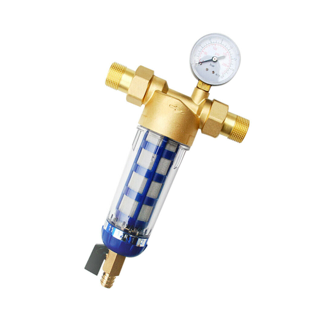 Home Water Pre-Filter System Spin Down Sediment Water Filter 0.5inch