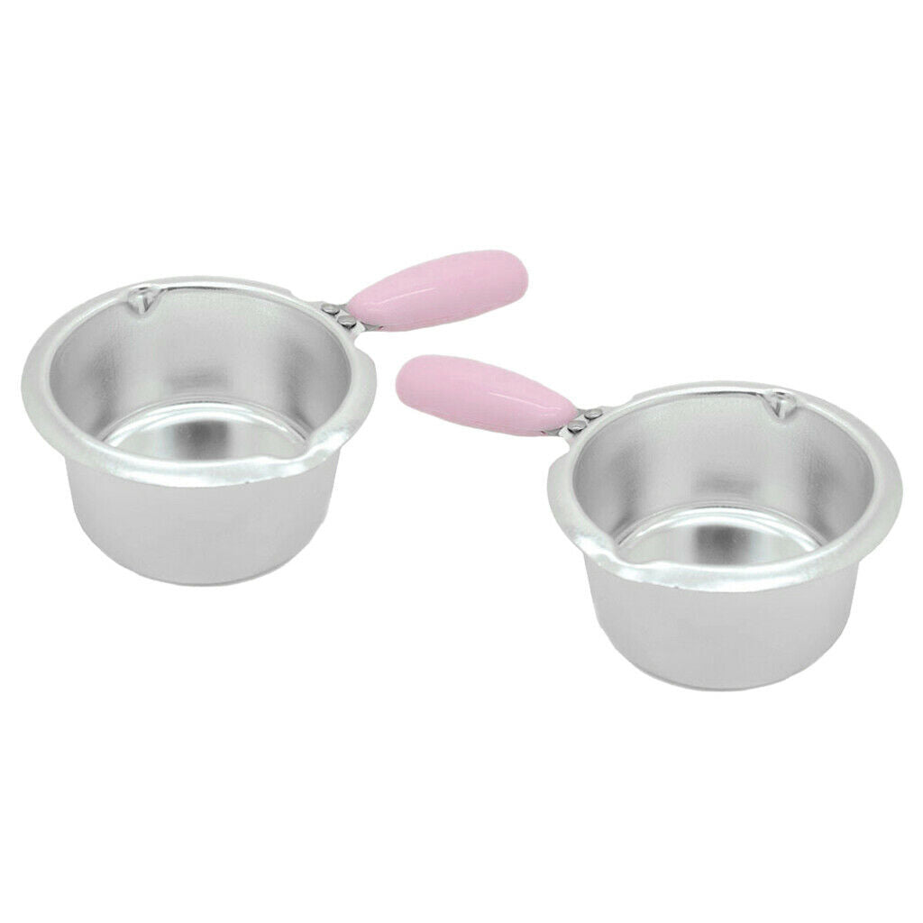 2pcs Sturdy Alloy Non-stick Chocolate Melting Pot Electric Melting Boiler