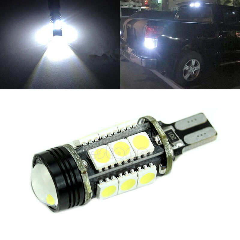 12W HID Super Bright White 921 T15 Backup Reverse LED Lights Projector Lens Bulb