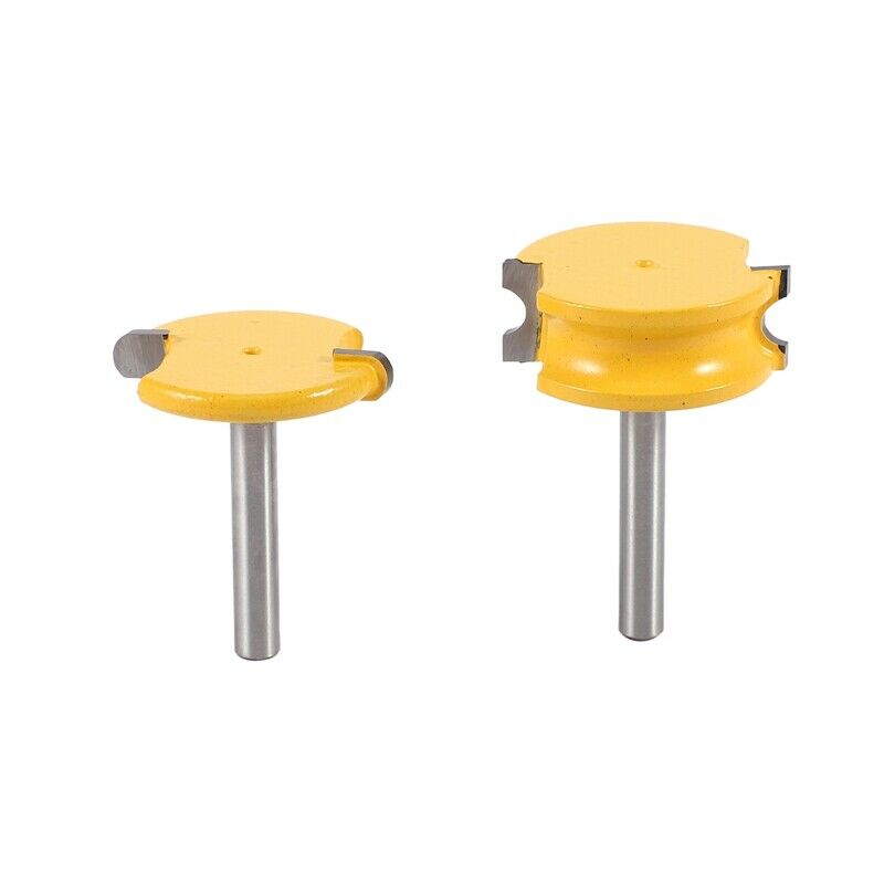 2 Pcs 8Mm Shank Canoe Flute And Bead Router Bit Set Woodworking Cemented CarbiA7