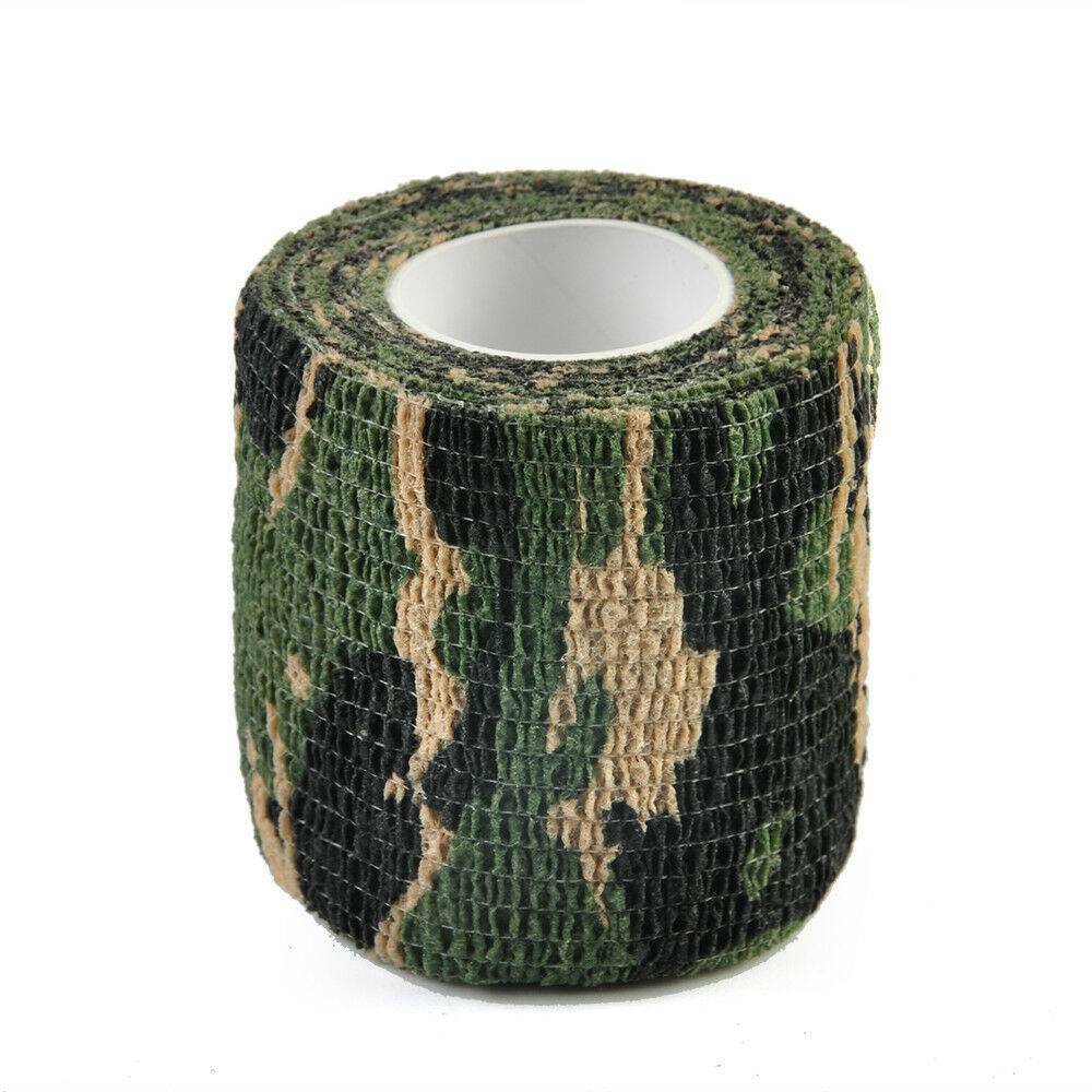 Practical Camo Gun Hunting Waterproof Camping Camouflage Stealth Duct Tape Wrap/