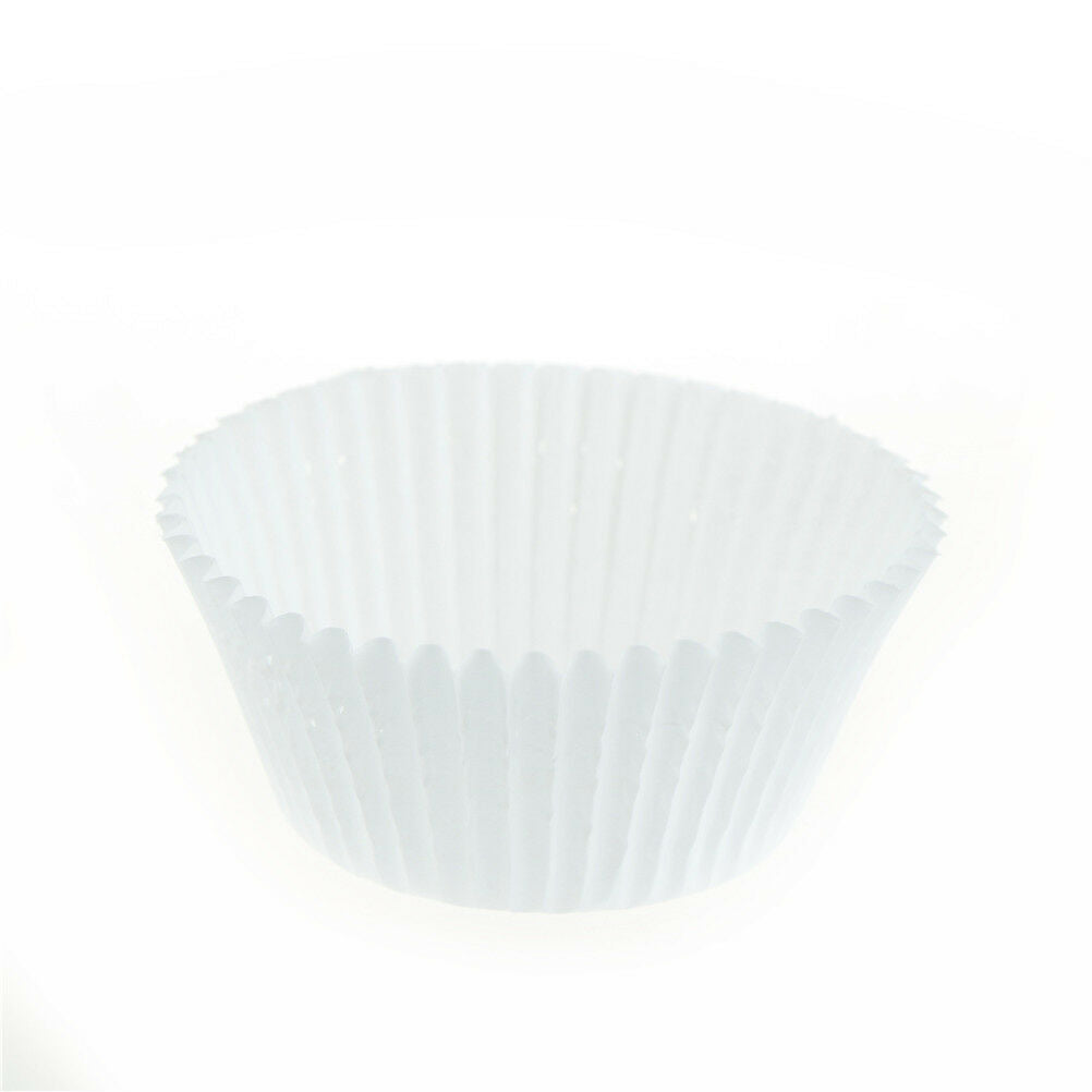 100pcs white cupcake paper cases cupcake paper cups for bakeware cake to .l8