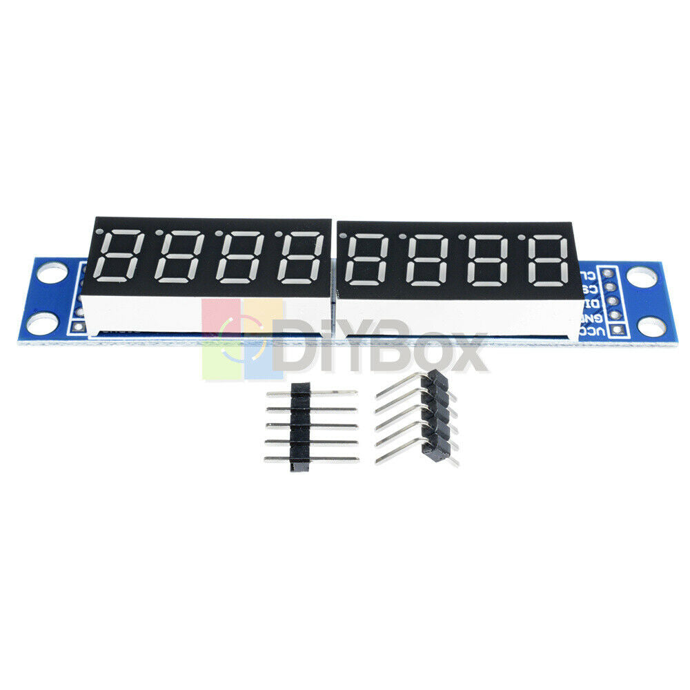 MAX7219 Digital Red LED Dot 8 Digit Display Module Board Fr Arduino Raspberry Pi