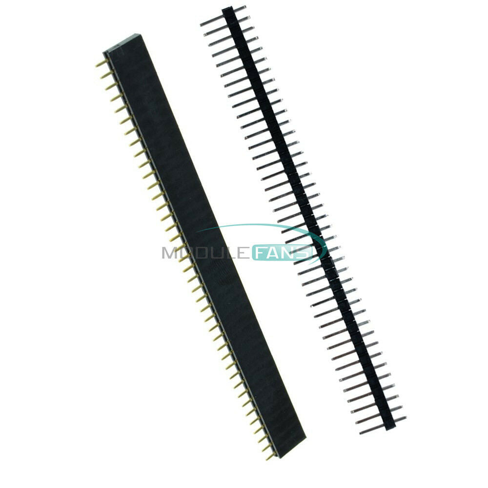 10PCS 40pin 2.54mm Male & Female Header Socket Row Strip PCB Connector Cool