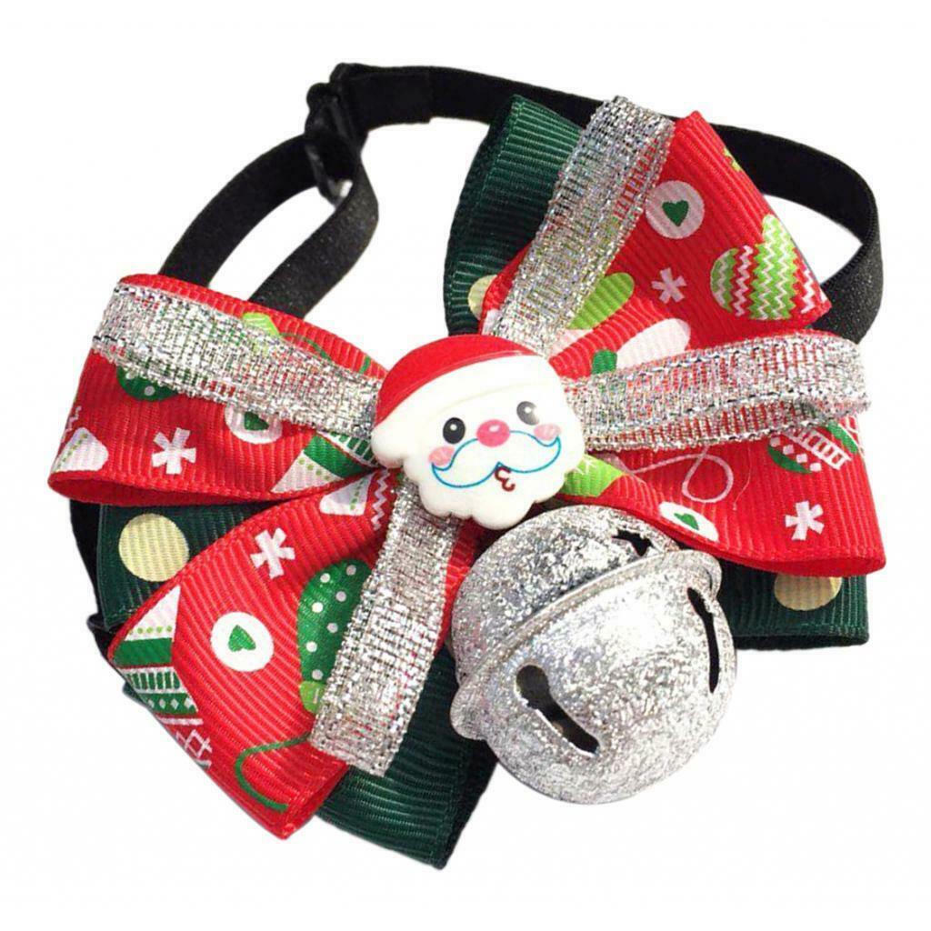Fashion Christmas Pet Dog Cat Bow Tie Collar Bowknot Necktie New Year Gift
