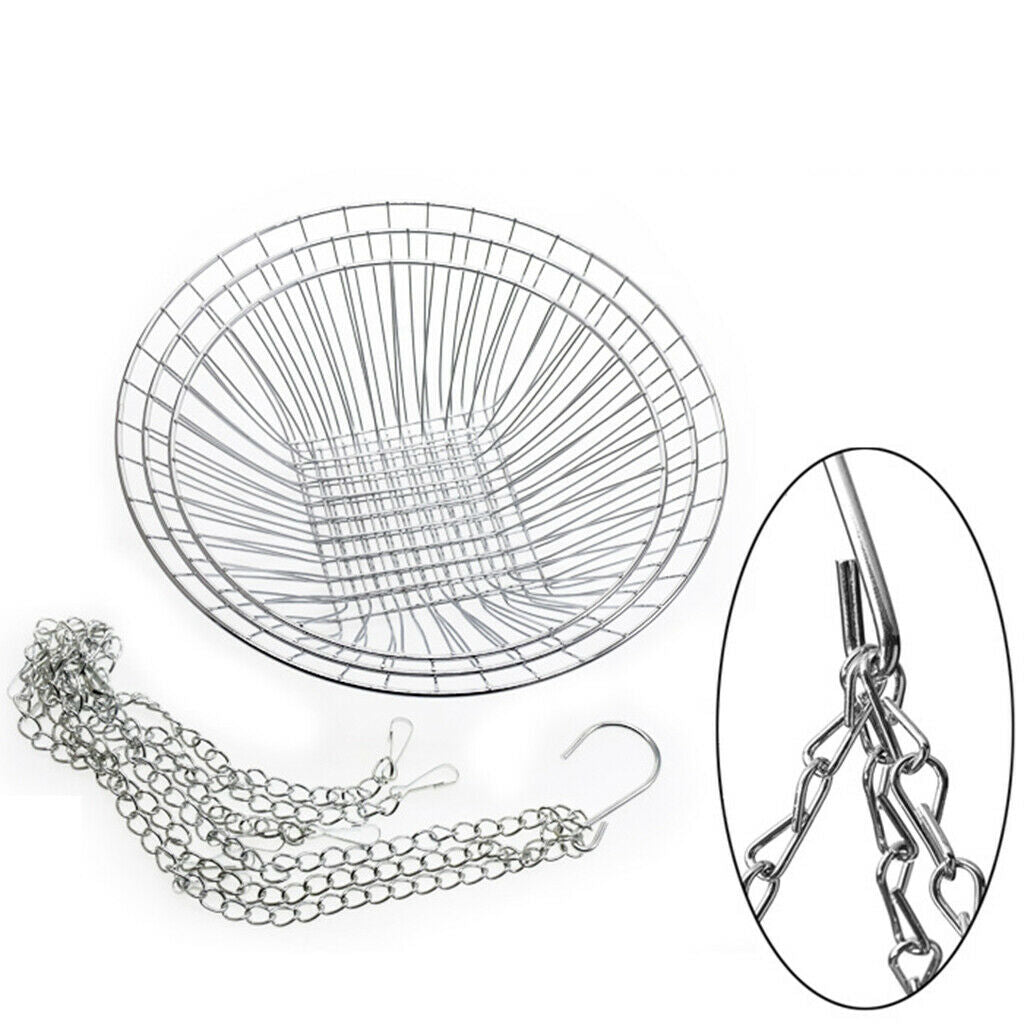 3-Tier Bowls Modern Hanging Fruit Basket Stand Iron Wire Vegetable Bread
