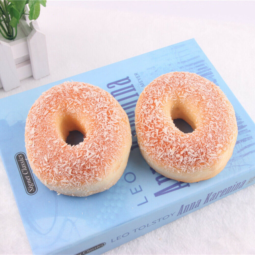 1-pack Artificial Donut PU Cake Food Ornament DIY Crafting Art Decoration 10cm