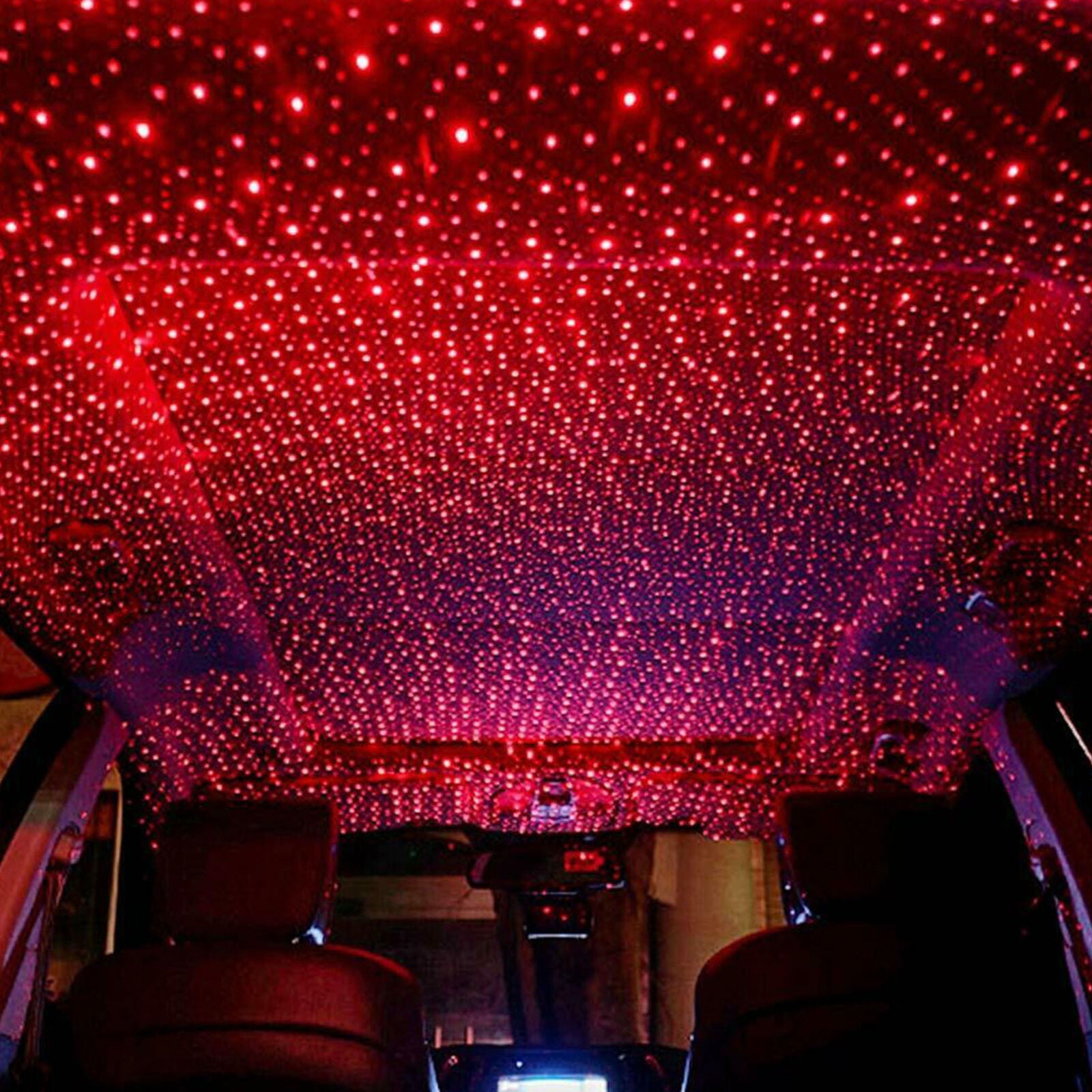 USB Car Atmosphere Lamp Interior Ambient Star Light LED Projector Starry Sky New