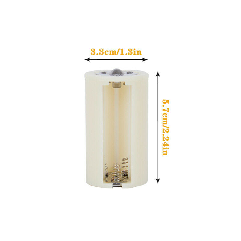 Battery converter adapter 1PC AA R6 14500 to D size holder switcher case .l8