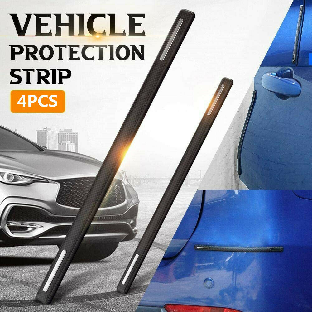 4Pack Car Accessories Bumper Corner Guard Cover Anti-Scratch Protector Stickers