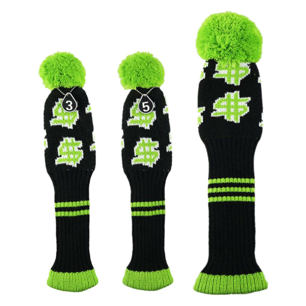 Golf Club Covers Pom Pom Headcover Hybrid Wood Guard Protector Accessories