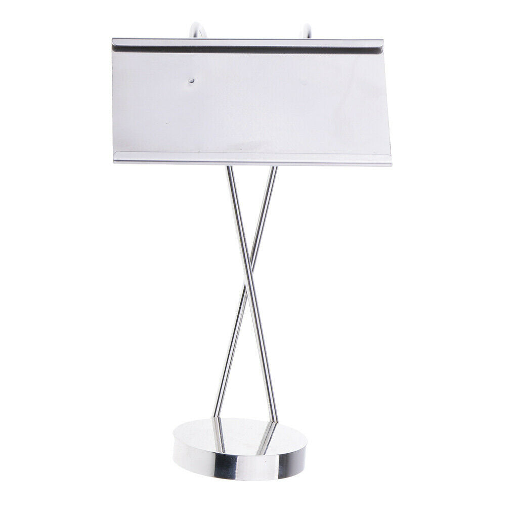 Stainless Steel Meal Cards Stand Table Menu Holders Tabletop Display S