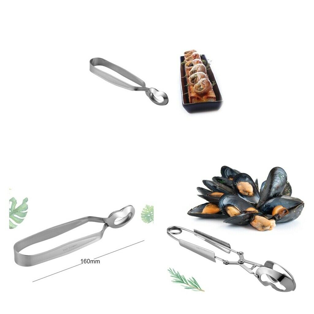 Stainless Steel Escargot Tong Snail Tongs Restaurant Supplies Kitchen Tool