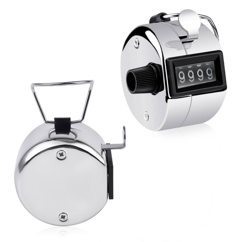 3Pcs Portable Counter 4 Digit Hand-Held Digital Manual Click Golf Counter Point