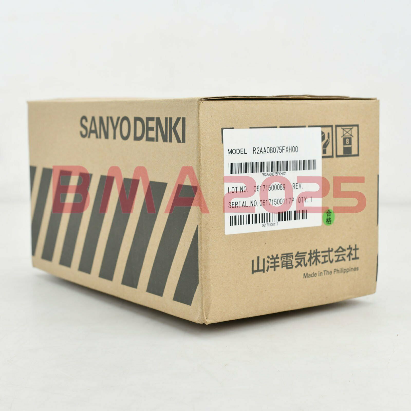 1PC Brand New Sanyo servo motor R2AA08075FXH00 One year warranty DHL free Ship