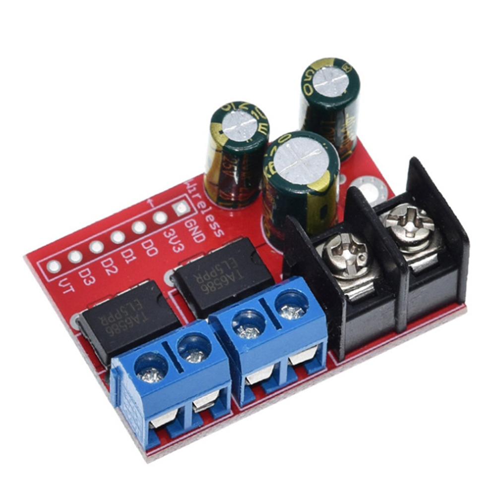 1pcs 5A Dual-channel DC Motor Drive Module Can Be Remotely Controlled
