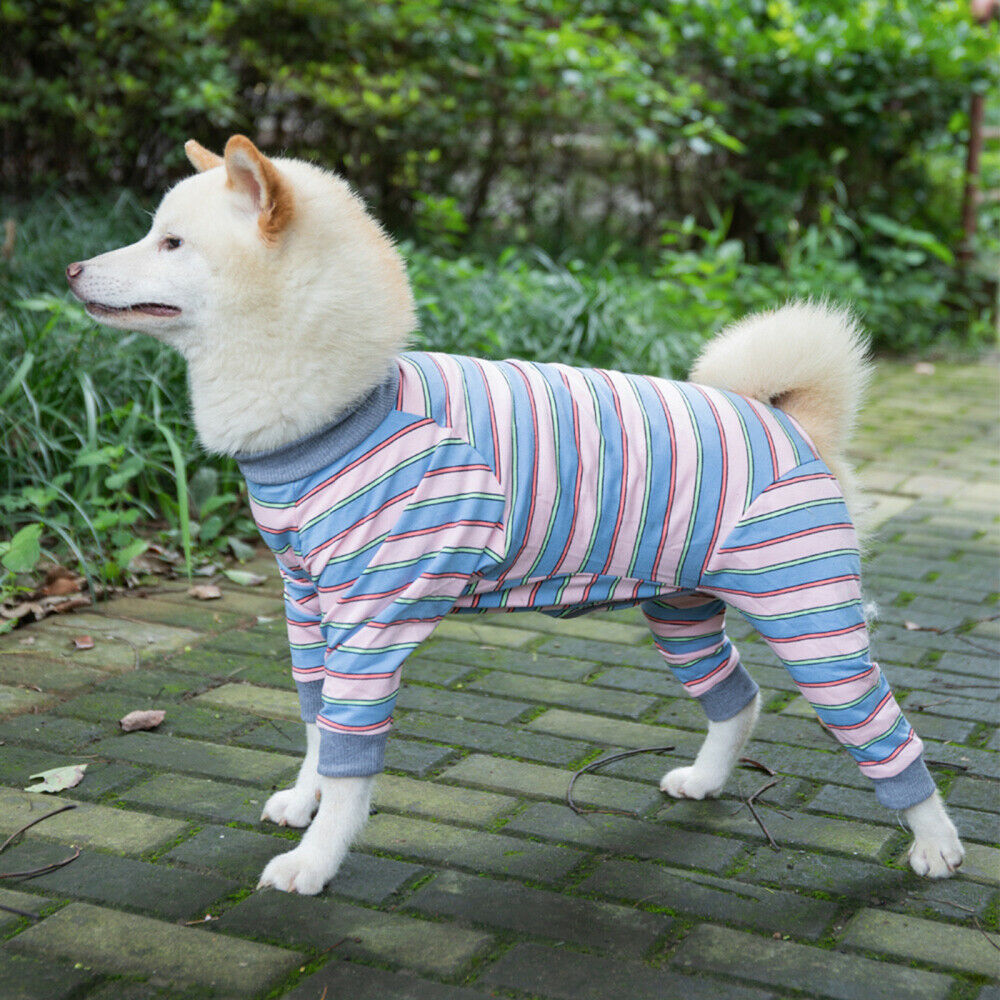 Dog Suit/Bodysuit/Jumpsuit/Long Sleeve 4 Legs Pajamas for Medium Large Dogs