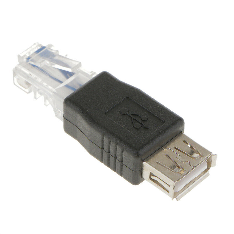 Female USB to Male  8P8C Adaptor Connector