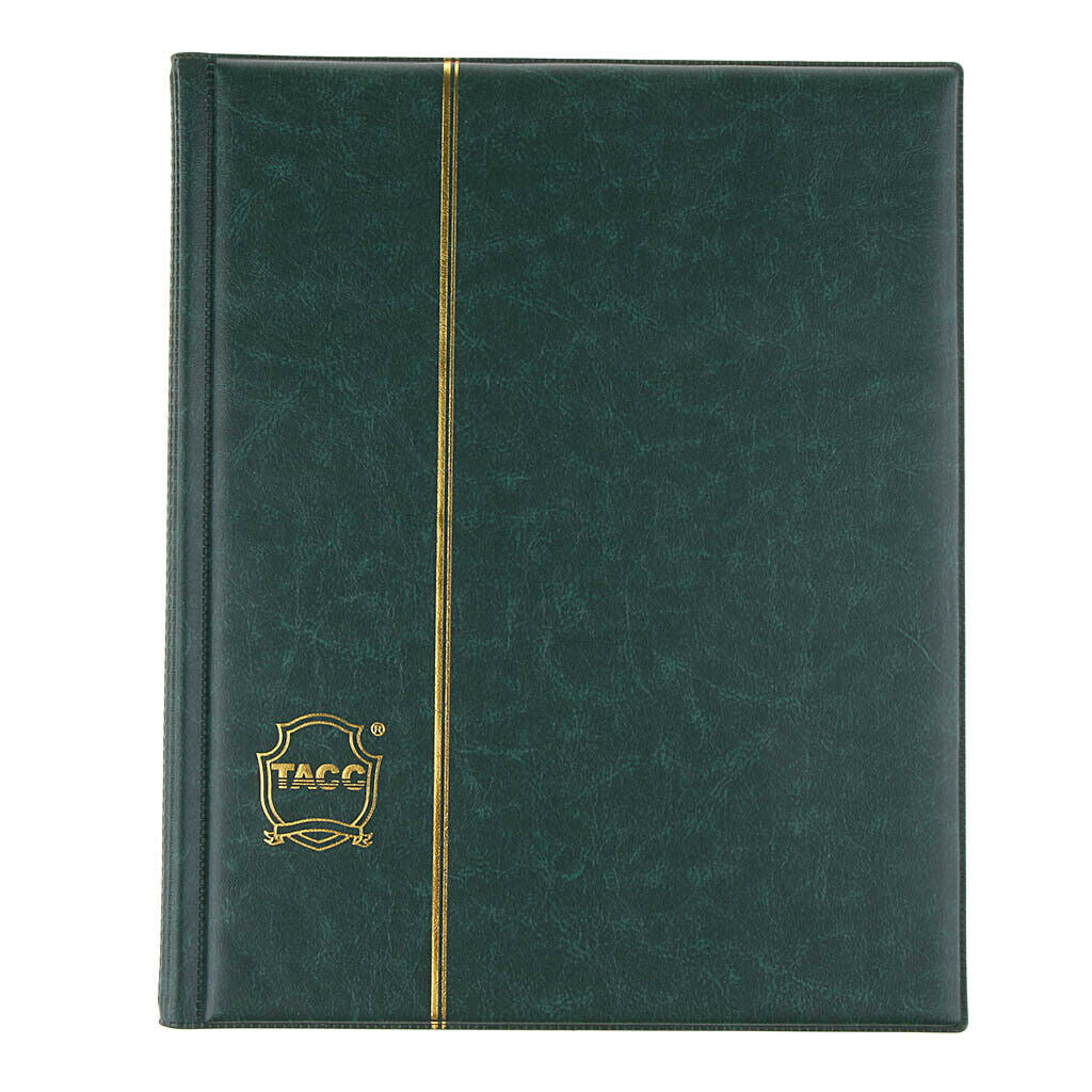 200 Coin Currency Holder Collector Storage Money Pocket PU Album Book Green