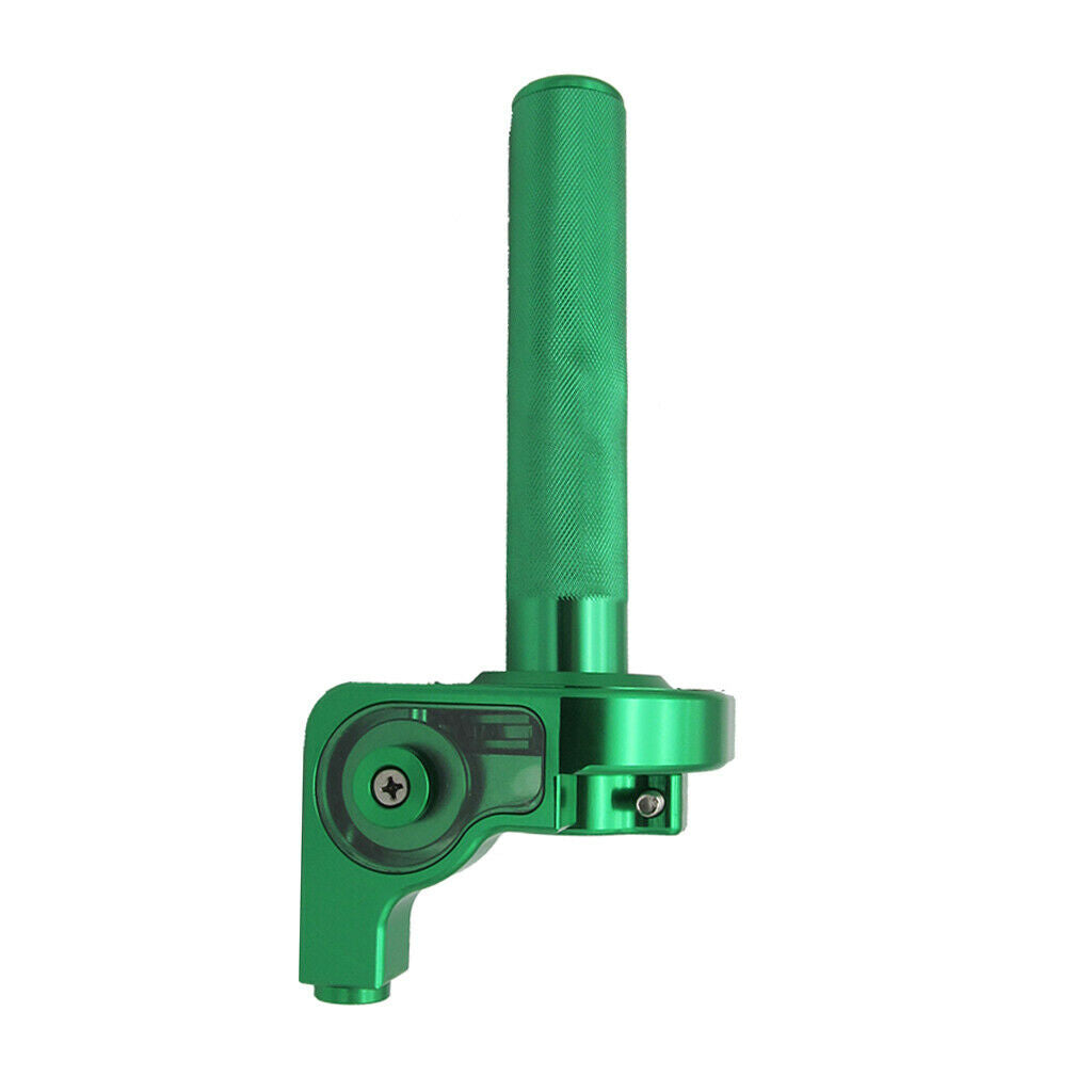 22mm CNC Dirt Pit Bike Scooter Quad Universal Green 7/8" Throttle Twist Grip