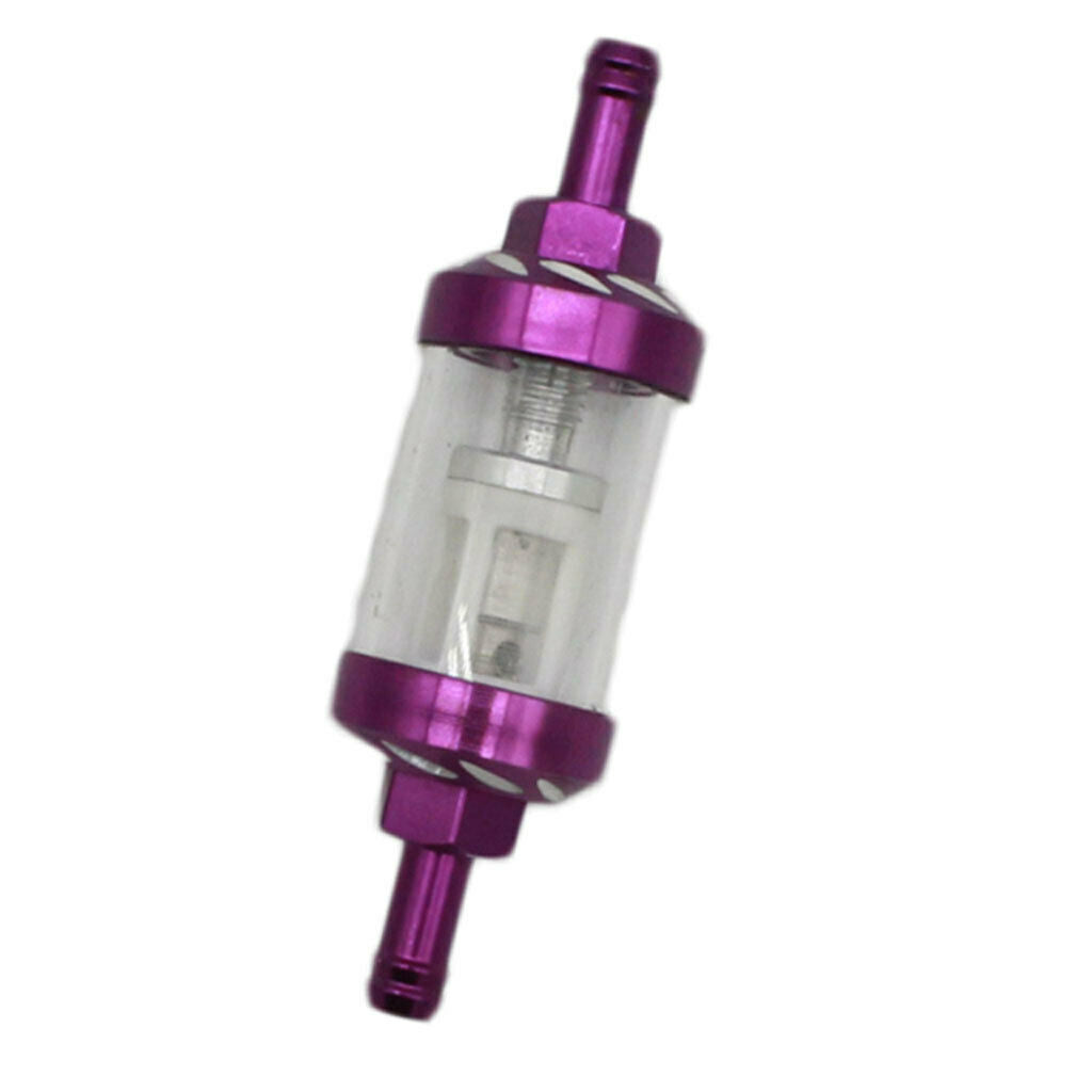 8mm Universal Motorcycle Gas Fuel Filter Cleaner 5/16" Pit Dirt Bike