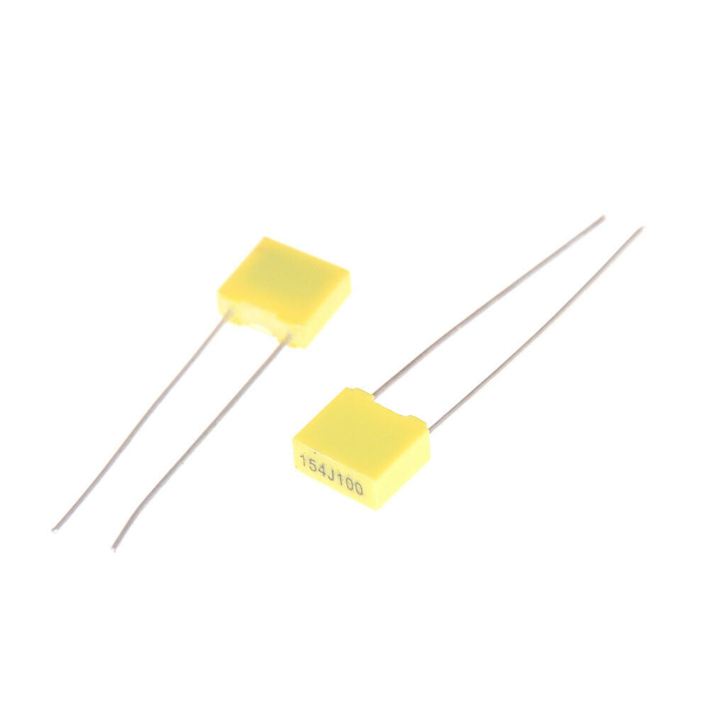 50Pcs 10 Value 1nF-0.47uF Set Polypropylene Safety Plastic Film Capacitor Kit SJ