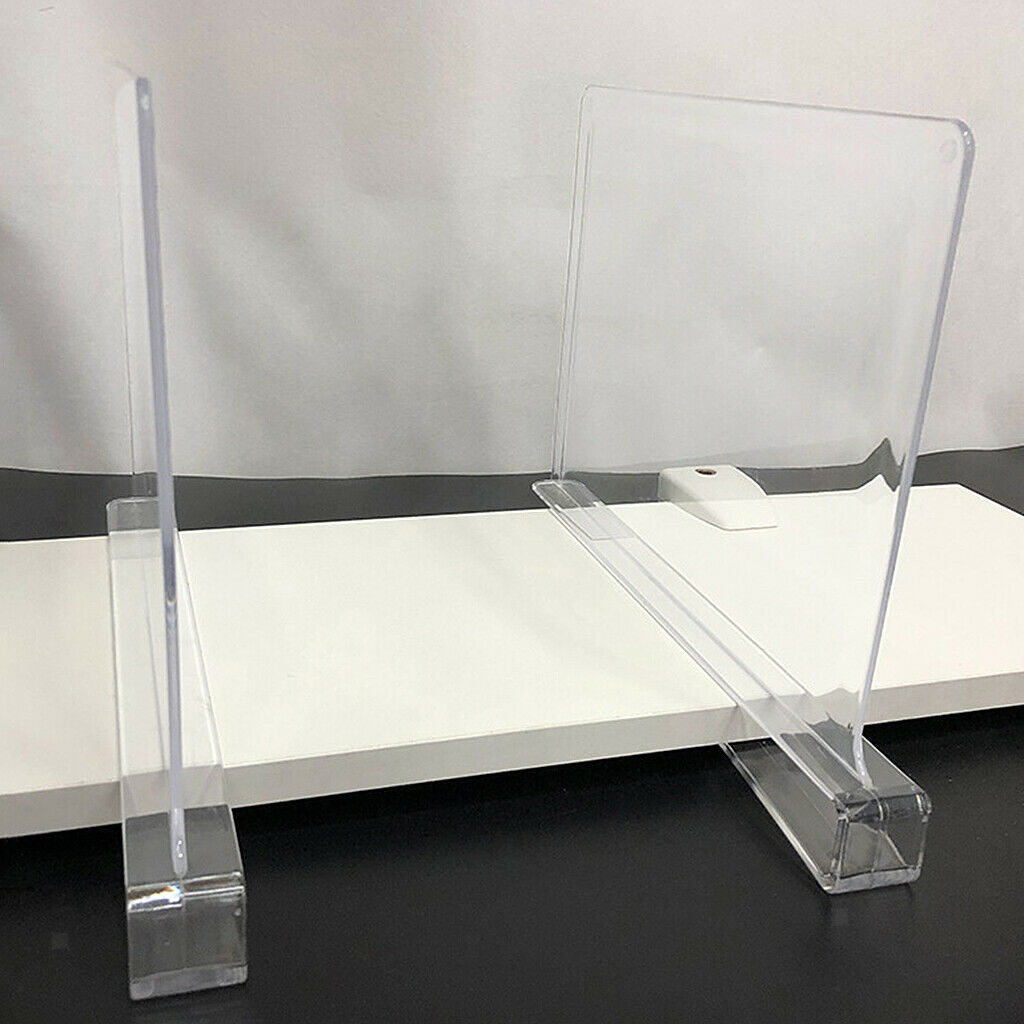 No-Slip Acrylic Shelf Dividers Cabinet Storage Divider Invisible Organizer