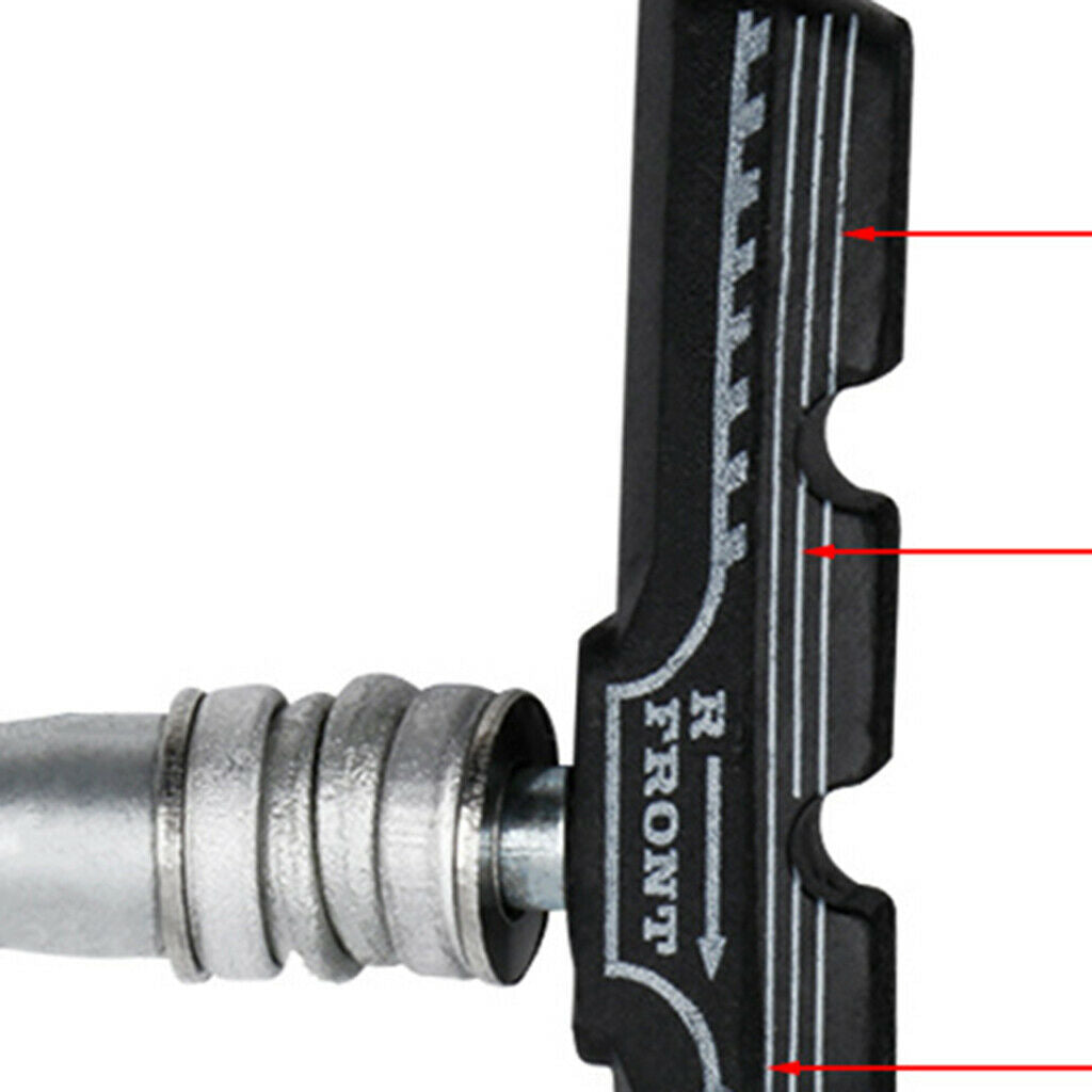 Rubber Bike V Brake Pad   Blocks Anti-Slip Durable Cycle Accessories