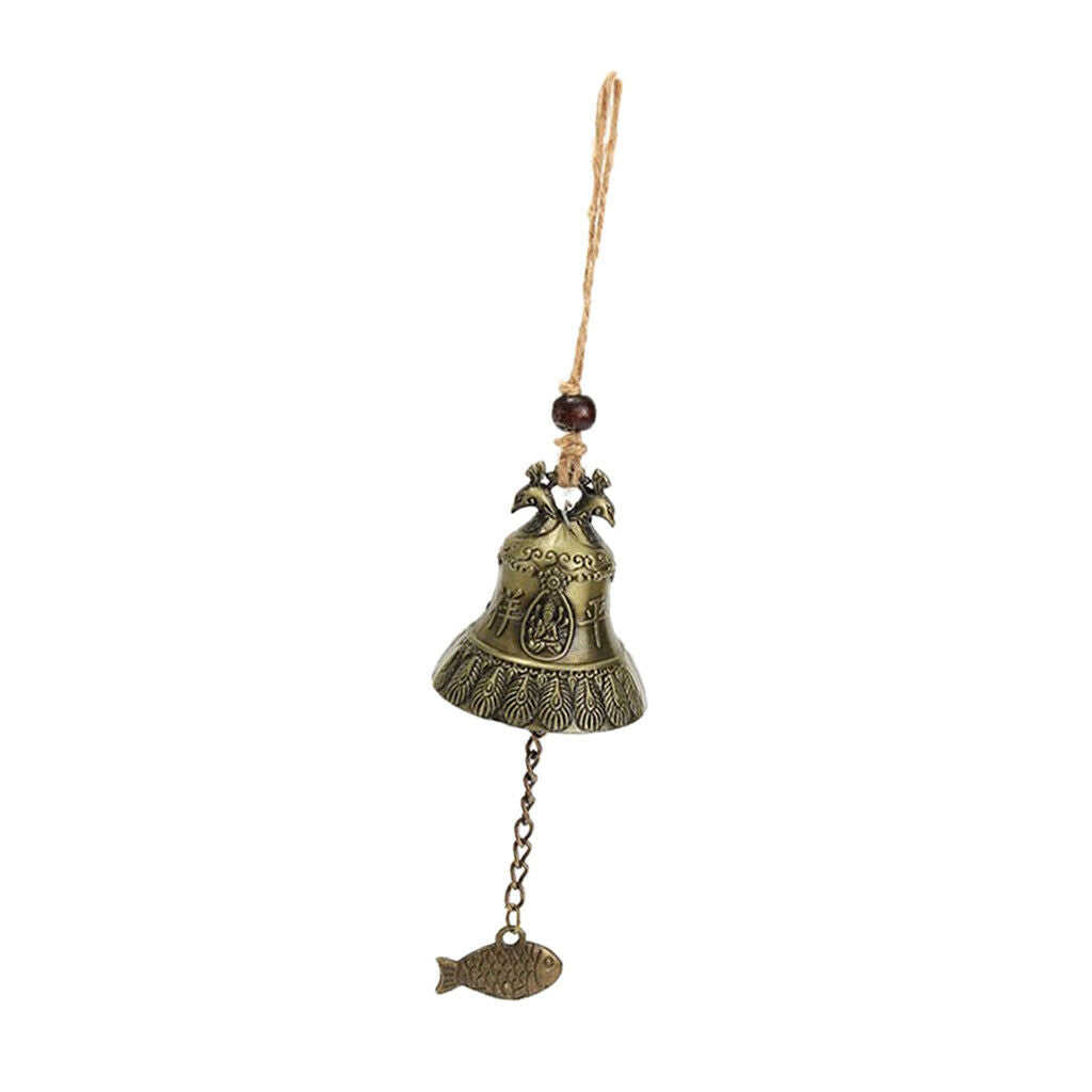 Metal Bells Wind Chime Garden Yard Charm Hanging Feng Shui Ornament