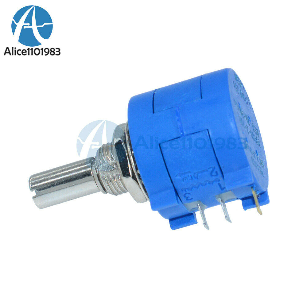 10PCS 10K Ohm 3590S-2-103L Rotary Wirewound Precision Potentiometer Pot 10 Turns