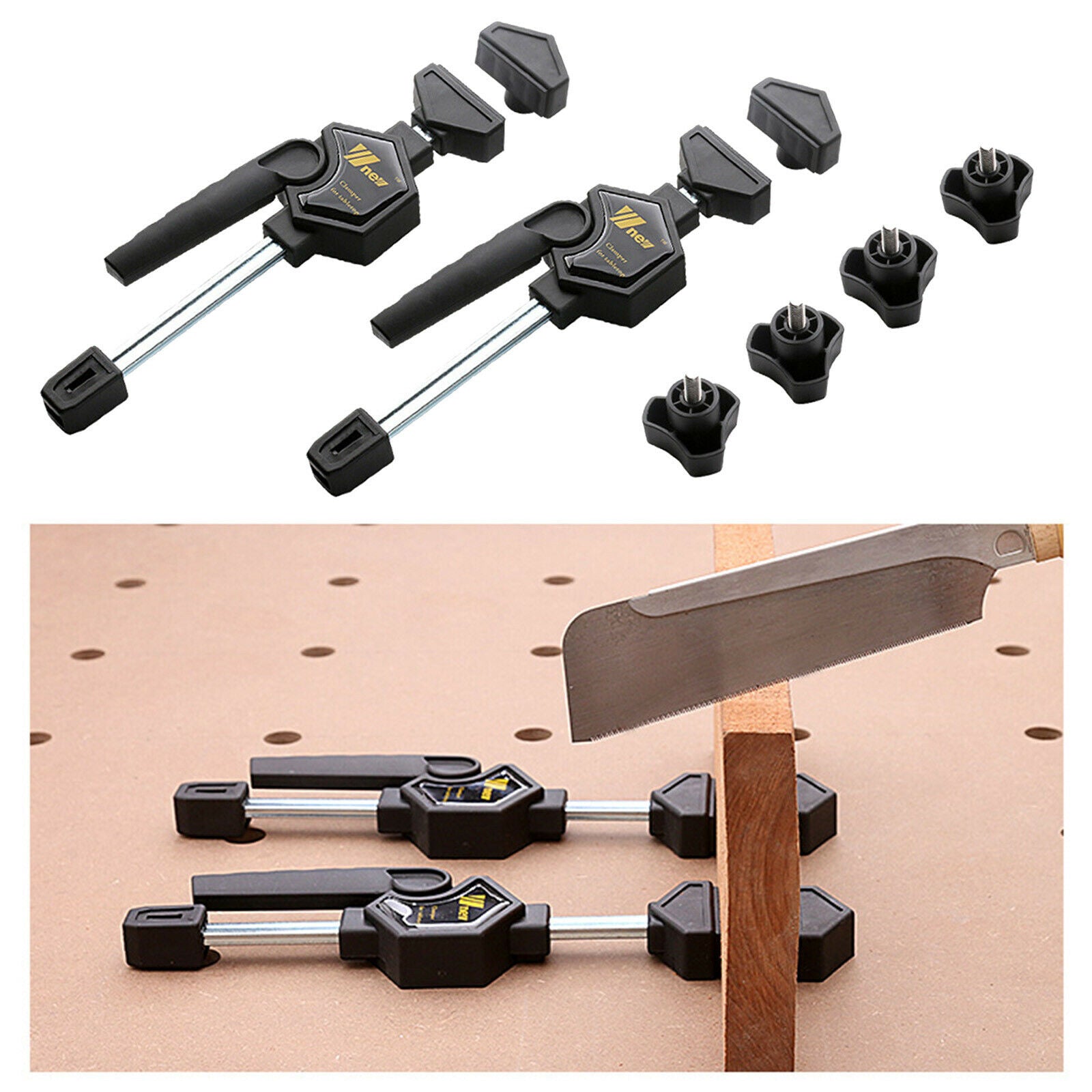 Quick Grip Clamps Bar Clamps for Woodwork Multi-functional Woodworking Clamp for
