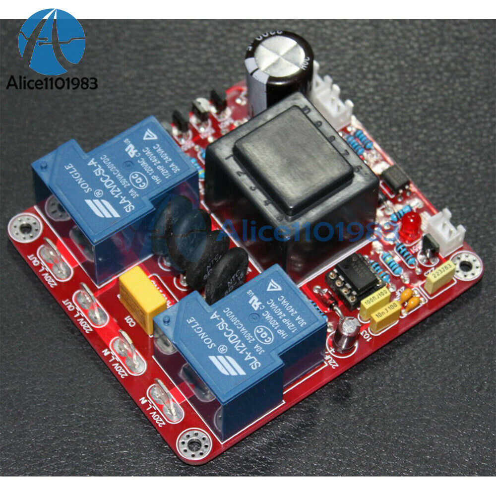 Amplifier Board Power Supply Delay Soft Start Temperature Protection Board