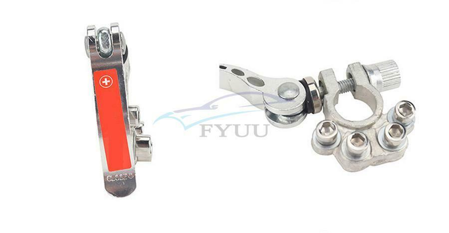1 Pair Battery Terminal Connector Clamp Quick Release / Adjust Disconnect Tool