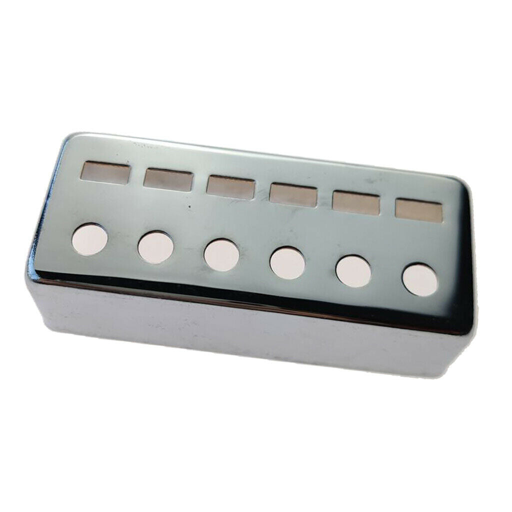 1pc Mini Brass Humbucker Pickup Cover 12 Holes 50mm for Guitar Parts Chrome