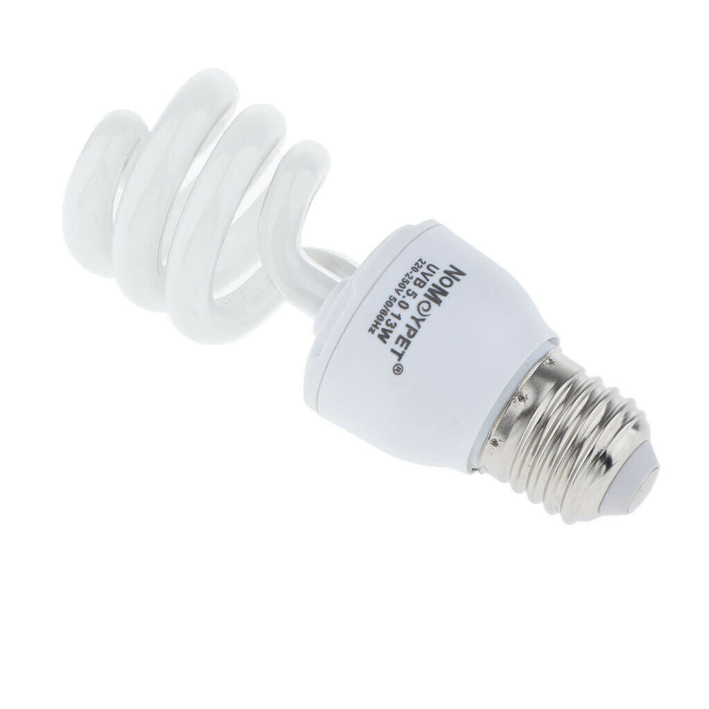 2Pcs UVB Reptile Light Bulb Basking Spot Lamp for Reptile Energy Saving